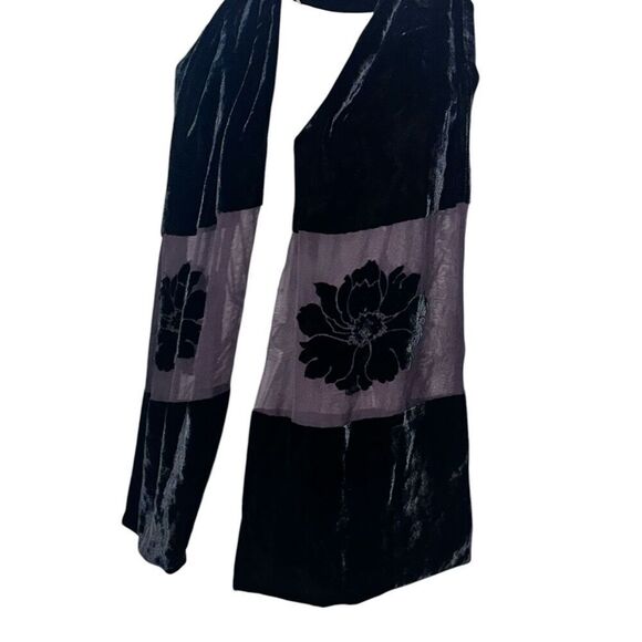 Beautiful NINE WEST Supersoft Scarf SILK BLEND BROWN, FLORAL Good Condition - Picture 2 of 5